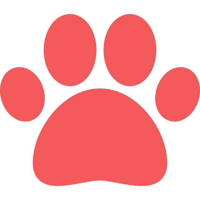 Red paw icon
